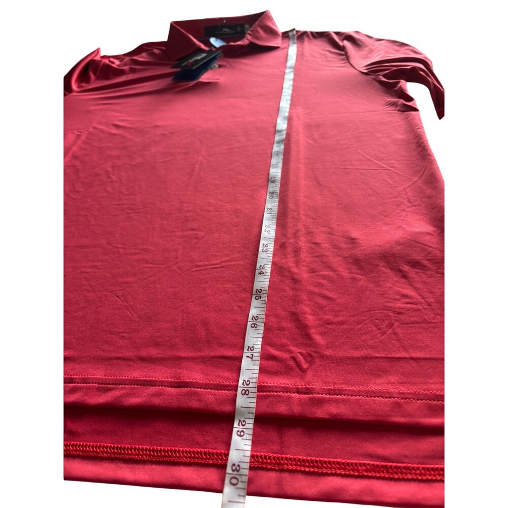 RLX Ralph Lauren Men's Red Golf Performance Polo NWT M - Picture 6 of 7